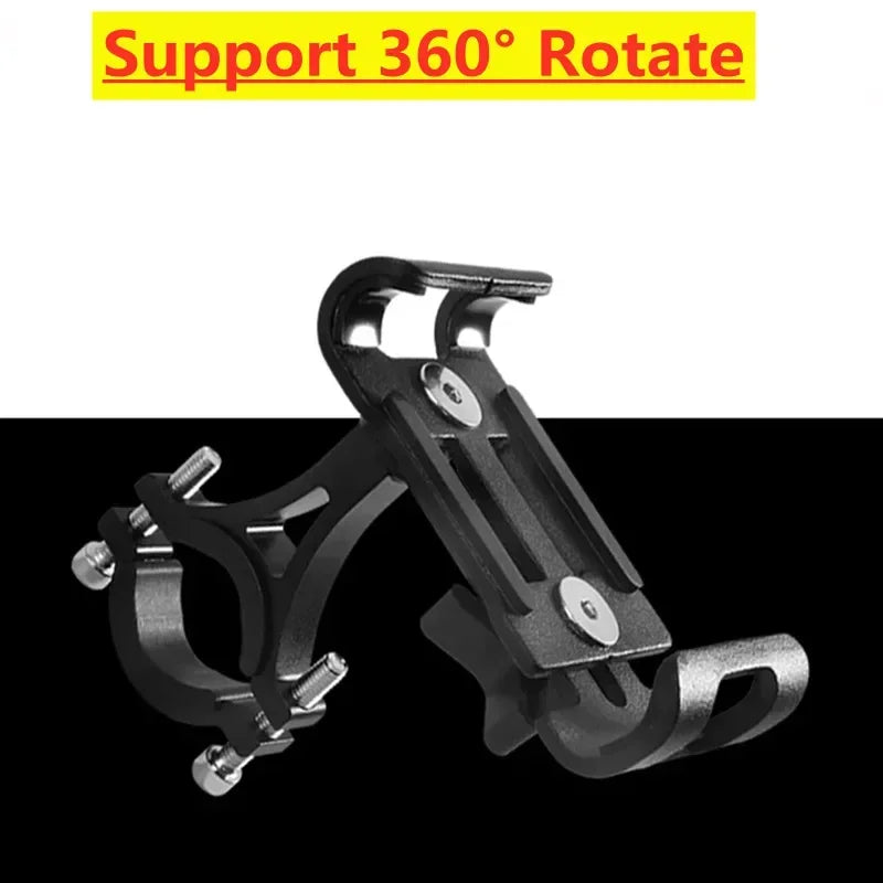 Support Téléphone Vélo & Moto VIKEFON Aluminium 360° — Universel, Anti-Chute, GPS