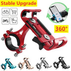 Support Téléphone Vélo & Moto VIKEFON Aluminium 360° — Universel, Anti-Chute, GPS