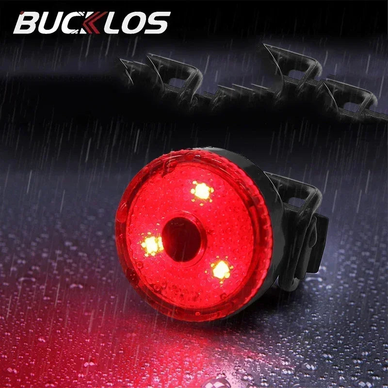 Kit Éclairage Vélo BUCKLOS Rechargeable — Phare & Féu Arrière LED Waterproof IPX5