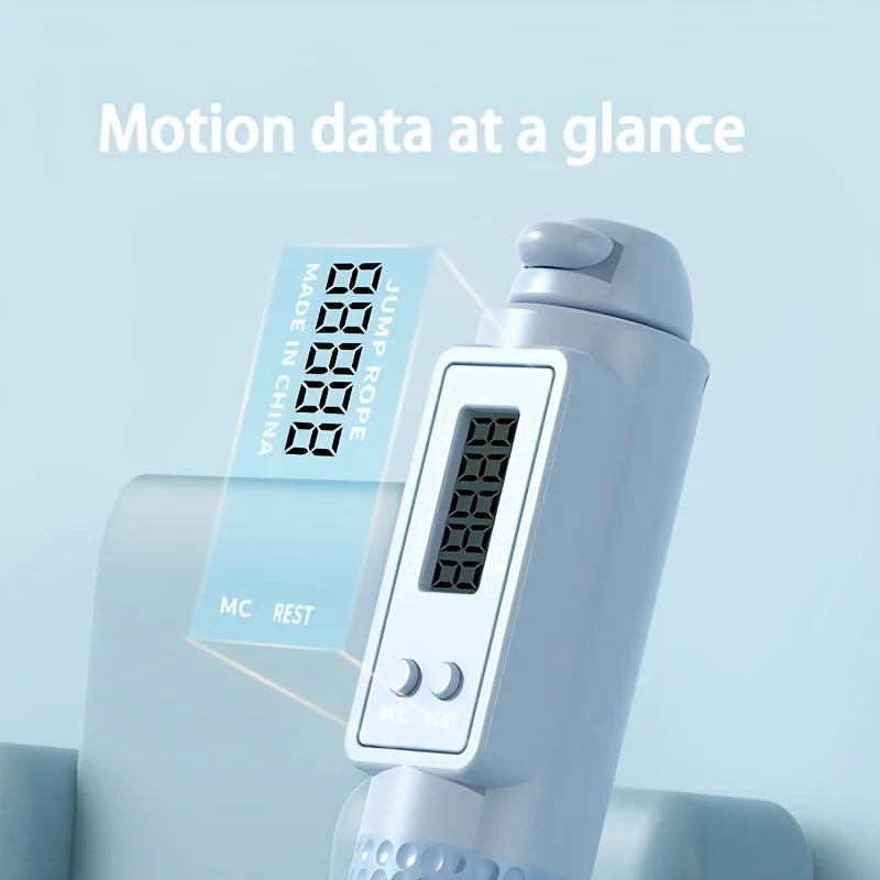 Corde à Sauter Intelligente Double Usage LINGPENG — Compteur Automatique & Mode Sans Corde