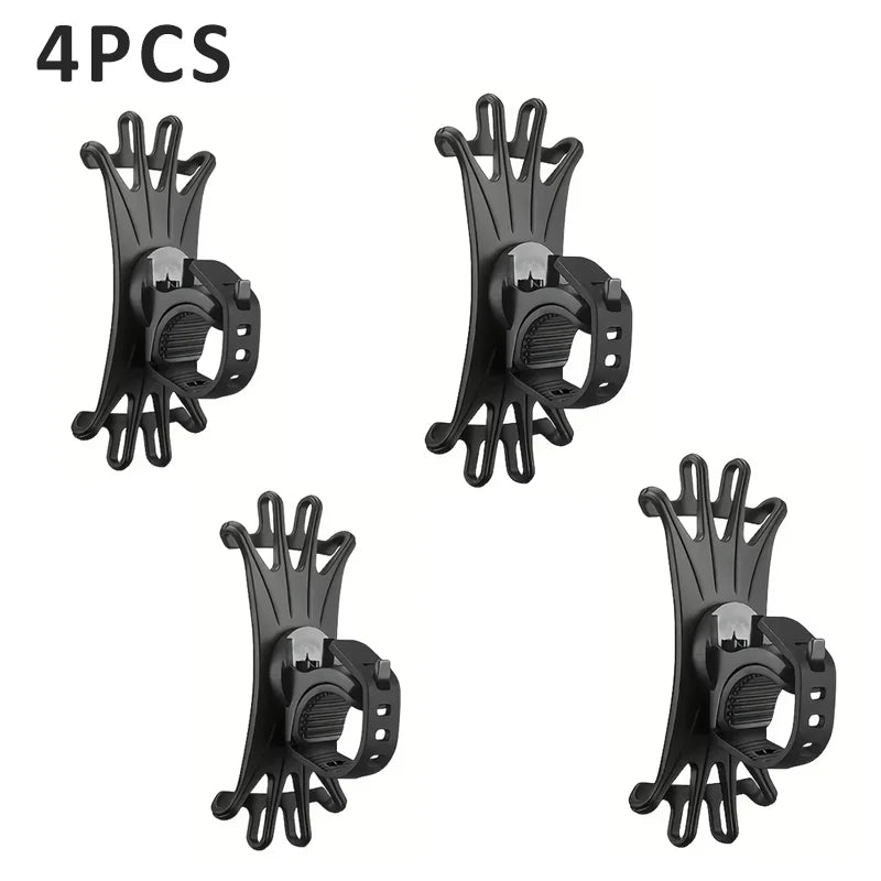 Support Téléphone Vélo & Moto VIKEFON Silicone 360° — Compatible Tous Téléphones