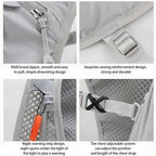Gilet Running Réfléchissant Léger — Poche Téléphone & Hydratation