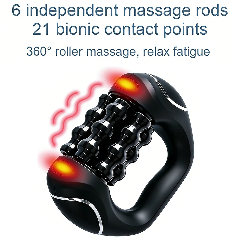 Masseur à Rouleau Électrique 9 Vitesses — Thérapie Percussive Corps Entier