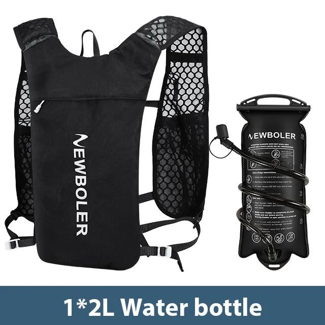 Sac d'Hydratation Trail Running NEWBOLER — 196g Ultra-Léger avec Bouteille TPU