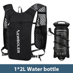 Sac d'Hydratation Trail Running NEWBOLER — 196g Ultra-Léger avec Bouteille TPU