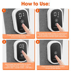Masseur de Mollets à Compression Air Hailicare — 3 Modes Électrique Anti-Fatigue