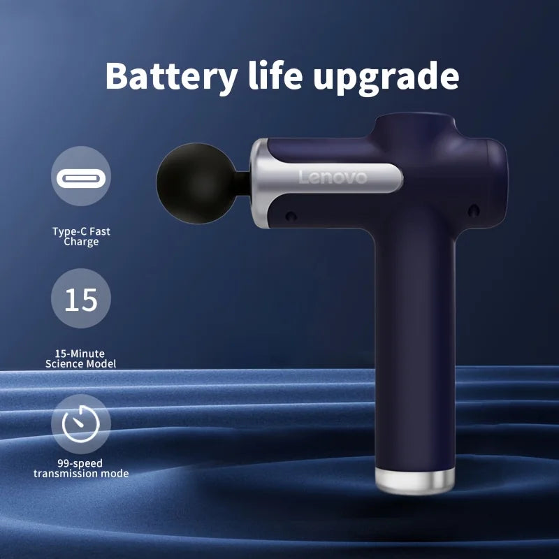 Appareil de Massage Profond Lenovo N3 — Écran Tactile LED, Portable, Certifié CE
