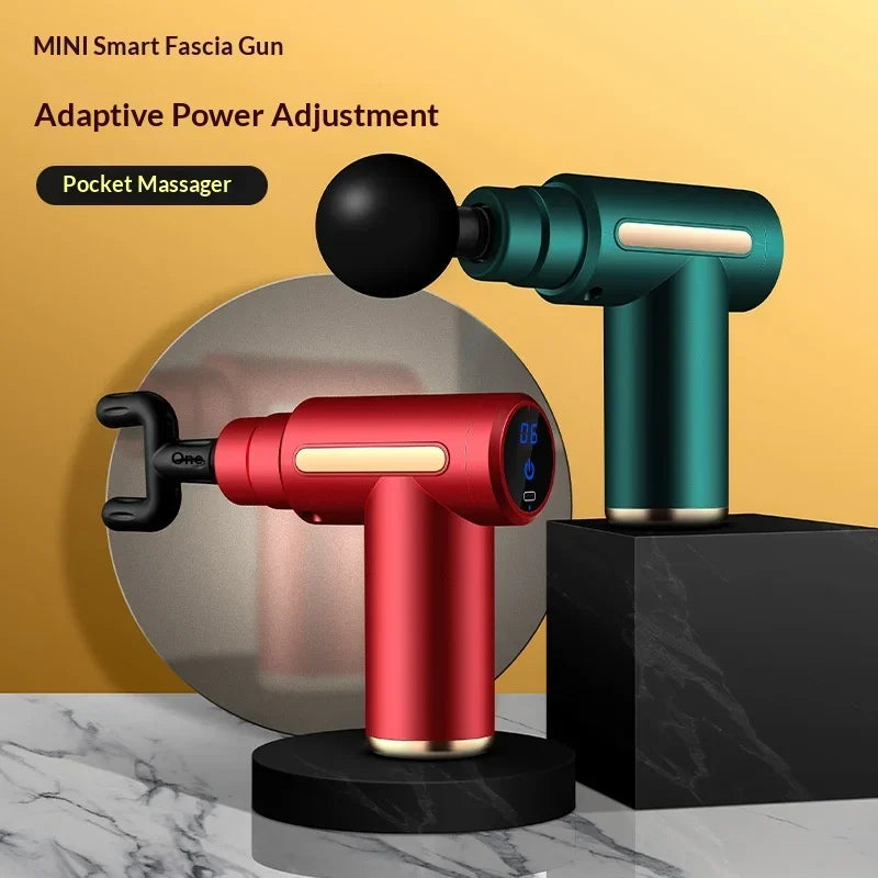 Mini Pistolet de Massage Portable USB — Léger & Rechargeable, 4 Couleurs