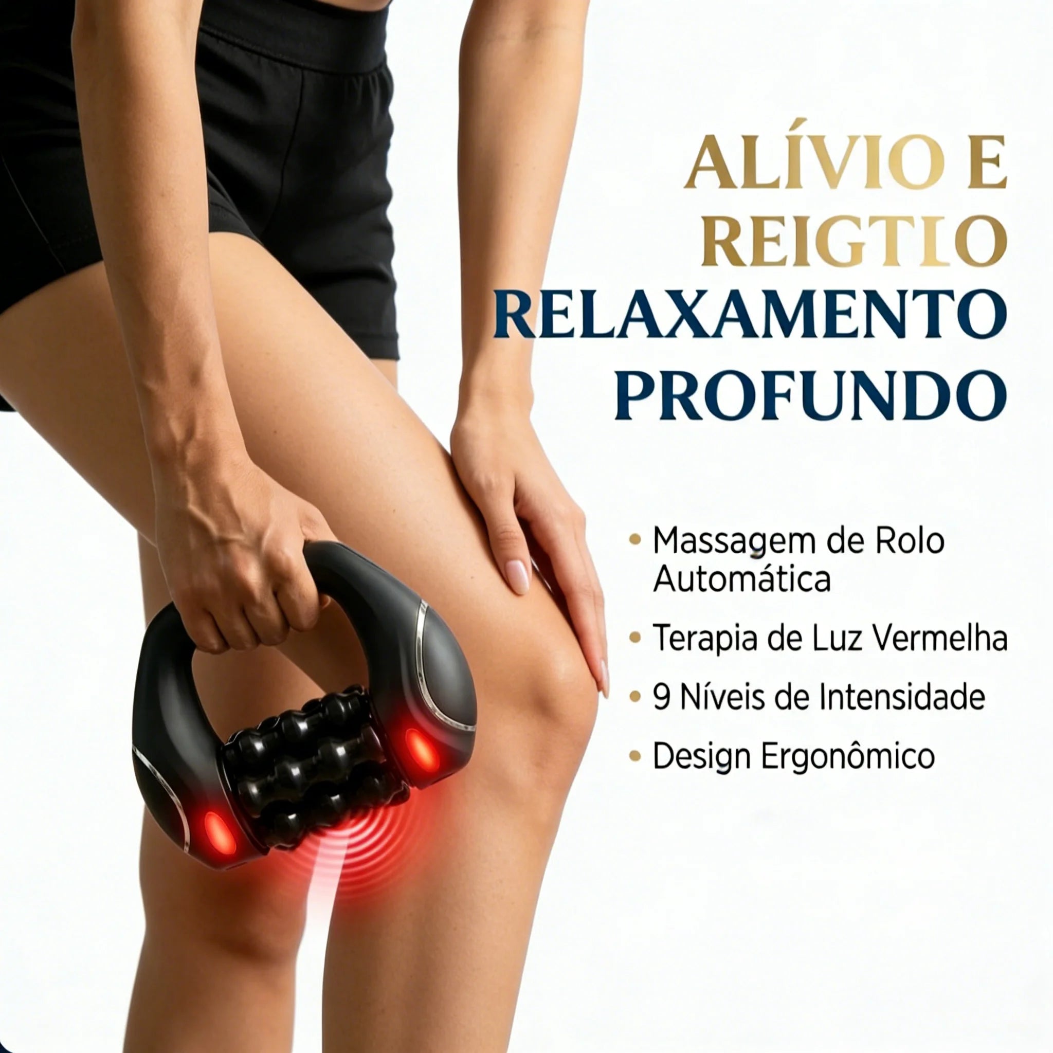 Masseur Percussif Électrique Portable — Soulagement Corps Entier 9 Vitesses