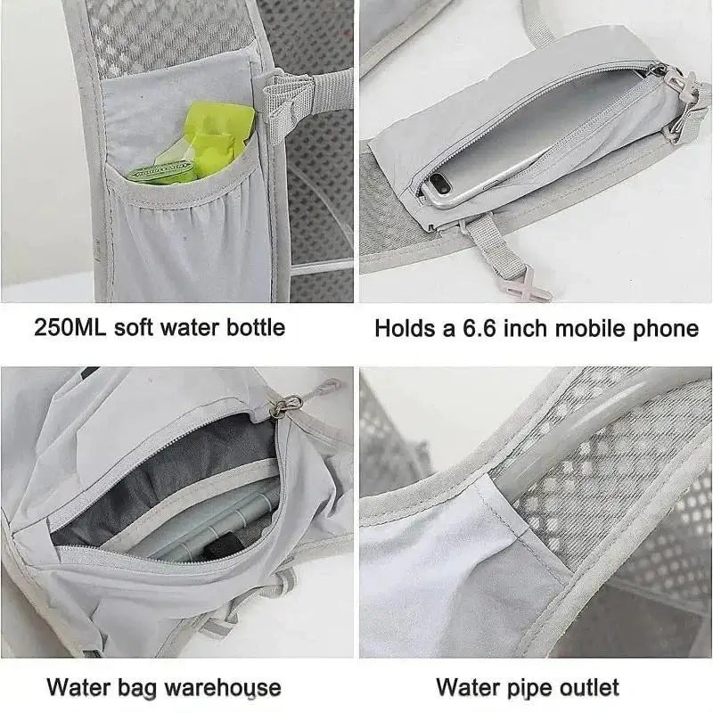 Sac à Dos d'Hydratation Running 5L — Léger, Réfléchissant & Ajustable