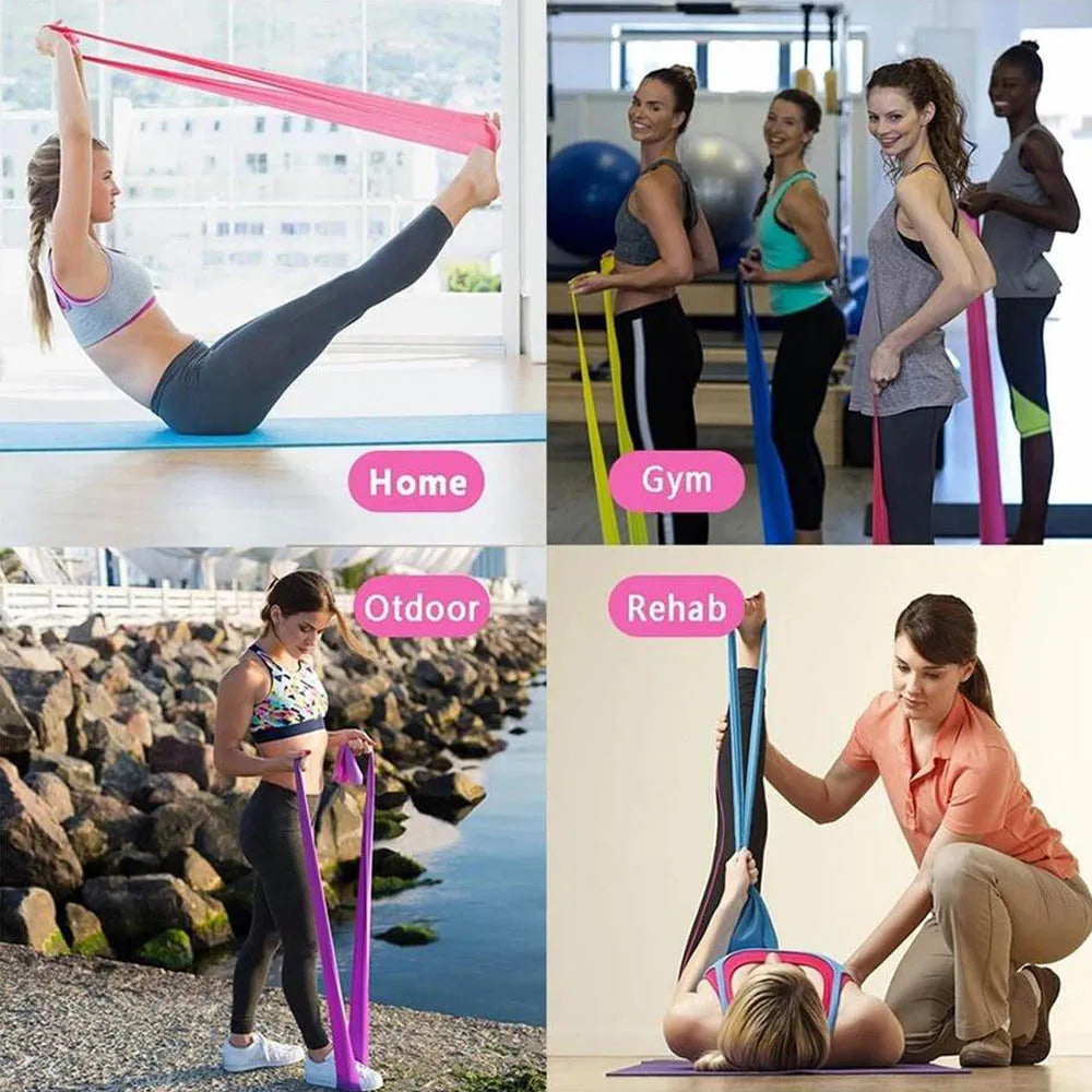 Bandes de Résistance TPE — Fitness, Pilates & Rééducation Musculaire