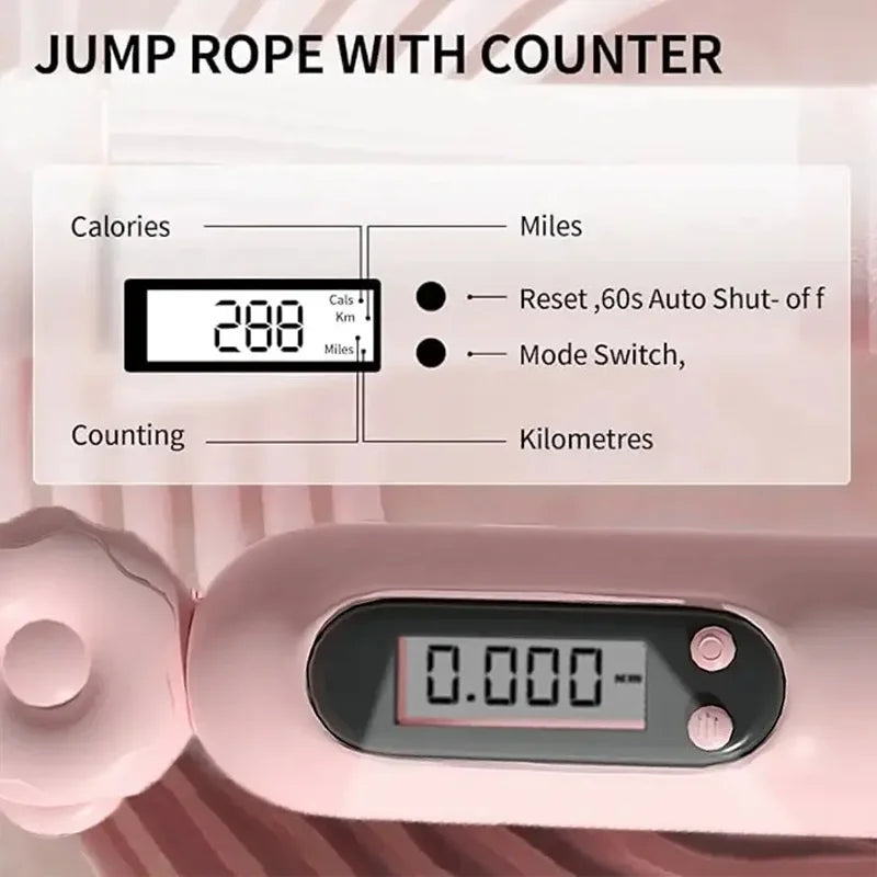 Corde à Sauter avec Compteur de Calories LINGPENG — Ajustable Unisexe Fitness