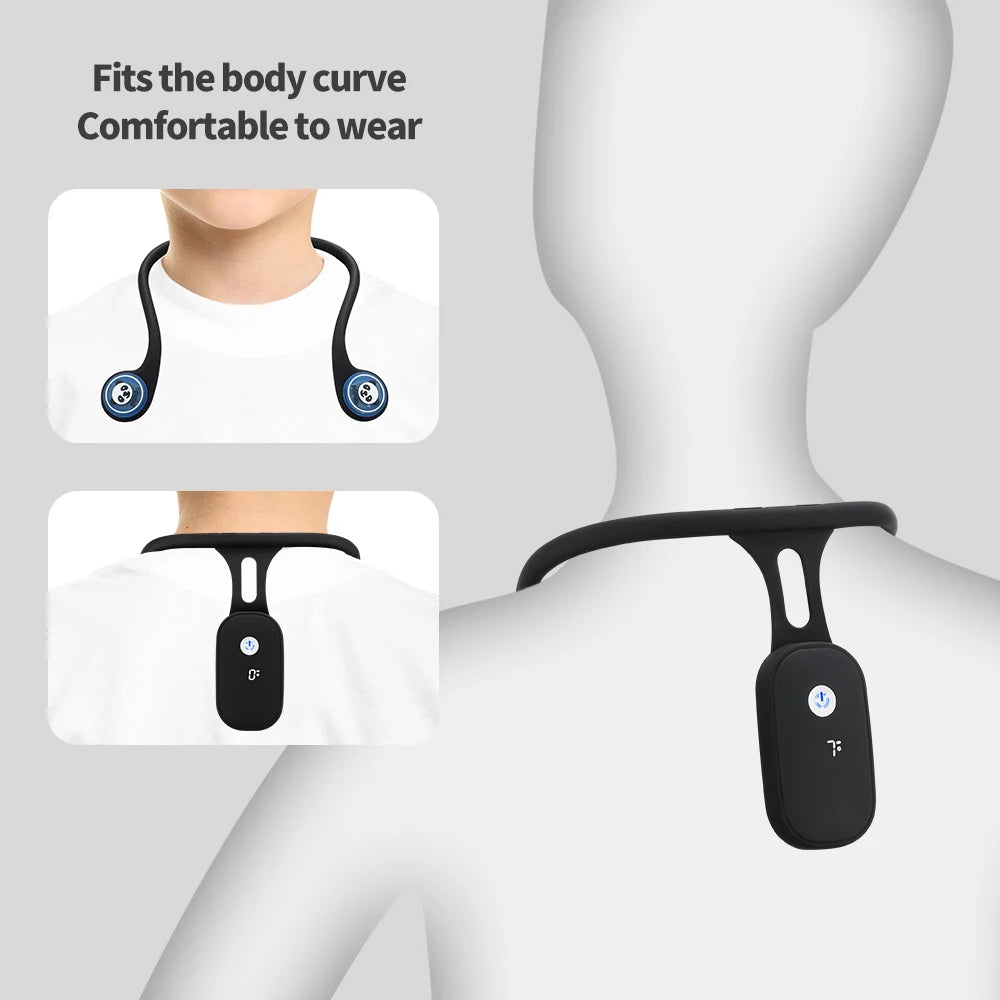 Correcteur de Posture Intelligent Hailicare — Rappel par Vibration Dos & Cou Adulte & Enfant