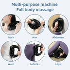 Masseur à Rouleau Électrique 9 Vitesses — Thérapie Percussive Corps Entier
