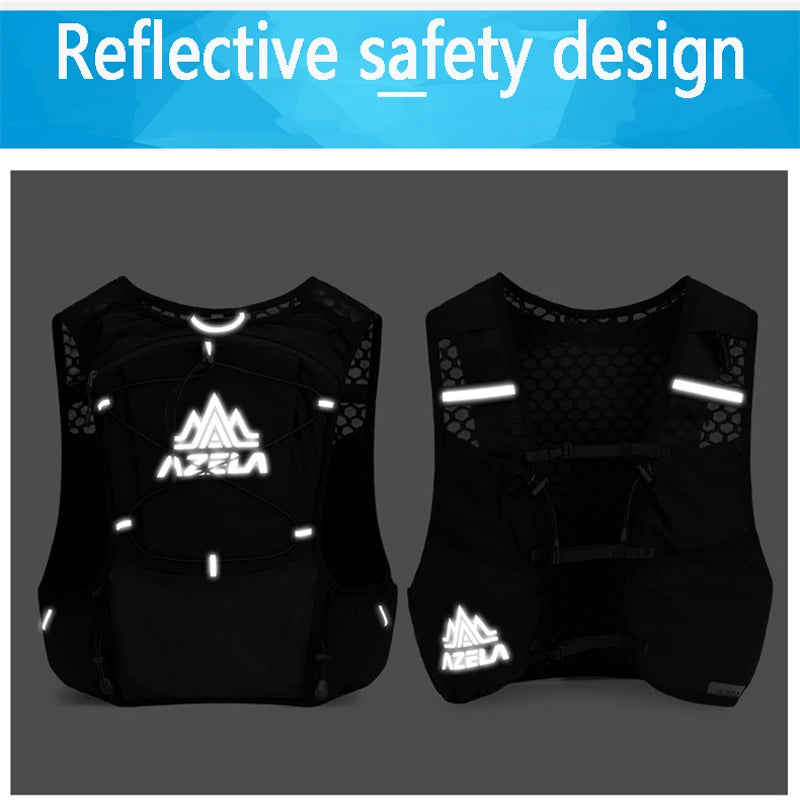 Gilet d'Hydratation Trail Running ABQP — Ultra-Léger Nylon pour Marathon & Randonnée