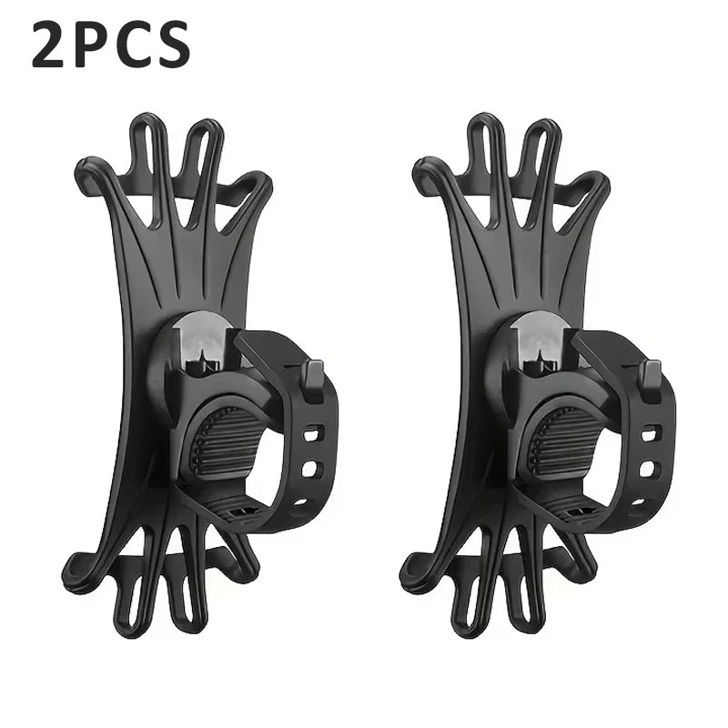 Support Téléphone Vélo & Moto VIKEFON Silicone 360° — Compatible Tous Téléphones