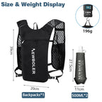Sac d'Hydratation Trail Running NEWBOLER — 196g Ultra-Léger avec Bouteille TPU