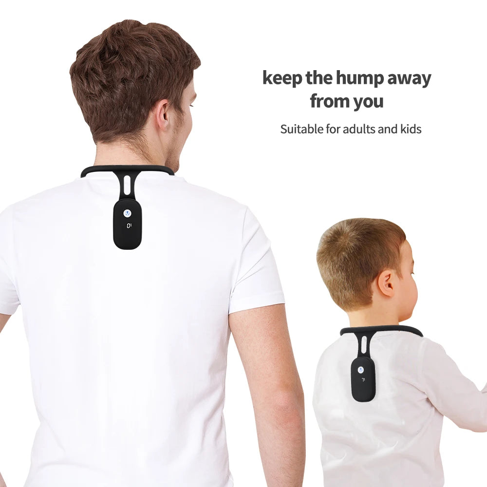 Correcteur de Posture Intelligent Hailicare — Rappel par Vibration Dos & Cou Adulte & Enfant