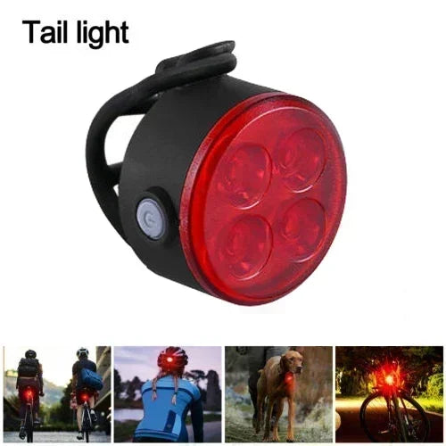 Kit Éclairage Vélo BUCKLOS Rechargeable — Phare & Féu Arrière LED Waterproof IPX5