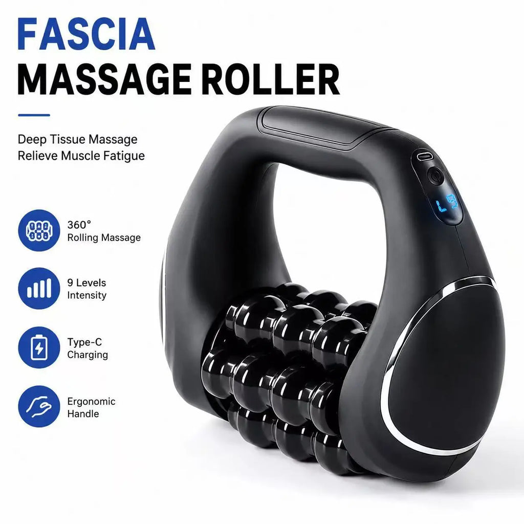 Masseur Percussif Électrique Portable — Soulagement Corps Entier 9 Vitesses